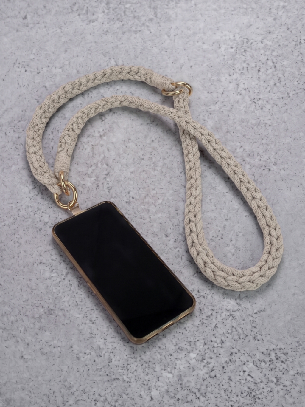 Doke popruh na telefon LARA tweed