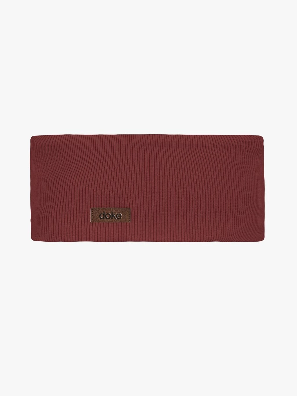Doke Dětská čelenka organic RIB Madder brown Velikost: Pro děti (1-11 let)