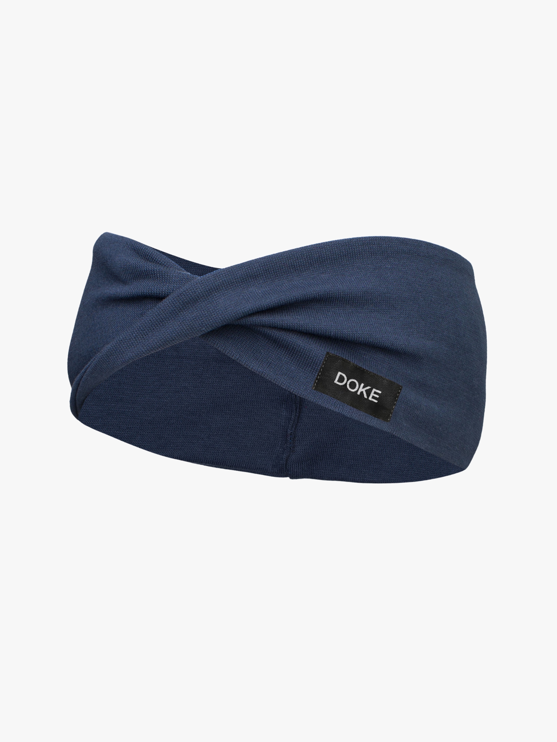 Doke Dětská čelenka organic s křížením Indigo Velikost: Pro děti (1-11 let)