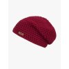 Merino háčkovaná čepice Bordo