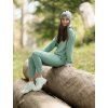 Čepice + ákrčník organic ED December sky + tepláková souprava Granite Green2