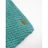 Háčkovaná taška na ruku Jersey smaragd