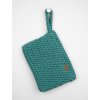 Háčkovaná taška na ruku Jersey smaragd