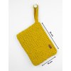 Háčkovaná taška na ruku Jersey gold