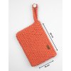 Háčkovaná taška na ruku Jersey coral