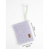 Háčkovaná kapsa Cat lavender
