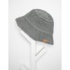 Háčkovaný klobouk grey