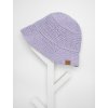 Háčkovaný klobouk lavender