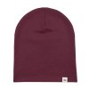 Čepice organic maroon