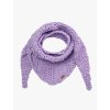 Háčkovaný šál flieder