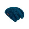 Merino háčkovaná čepice Petrol L