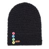 Merino háčkovaná čepice bc black (Velikost Univerzální)