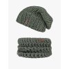 Set pletená čepice Mary olive