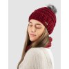 Merino háčkovaný nákrčník bordo (Velikost Univerzální)