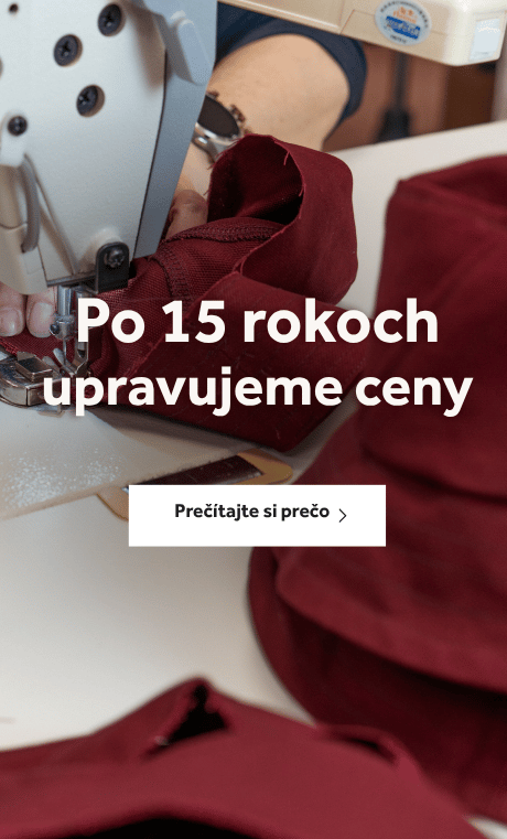 Po 15 rokoch upravujeme ceny