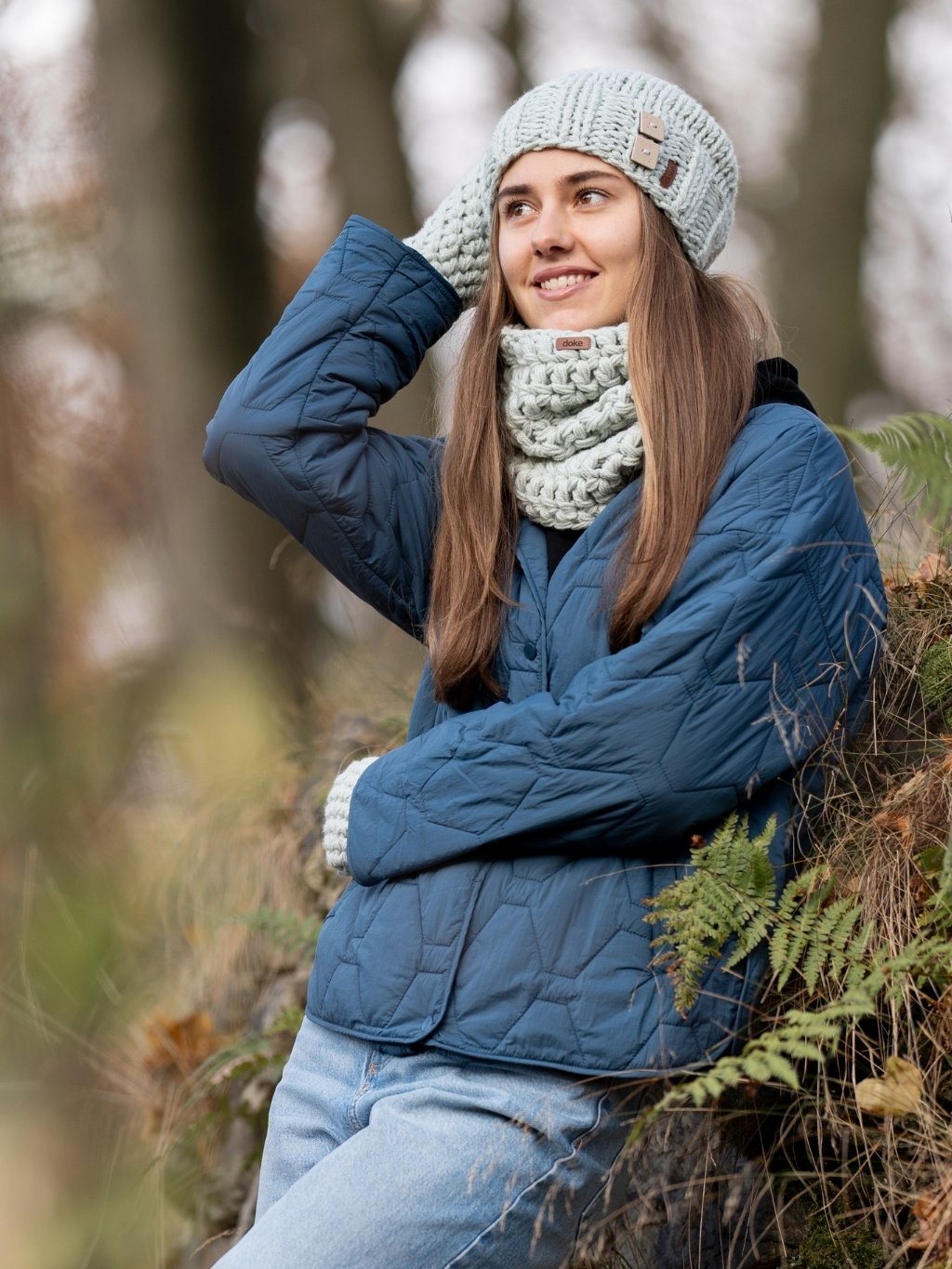 Háčkované návleky MINT (Velikost Pro dospělé (vhodné i pro děti od 12 let))