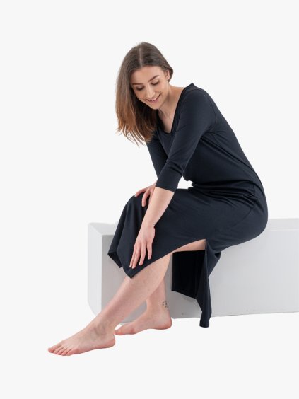 Šaty Bella anthracite (Velikost L)