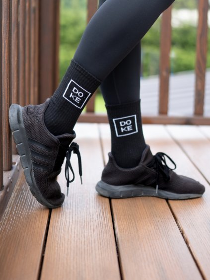 Ponožky Fit black