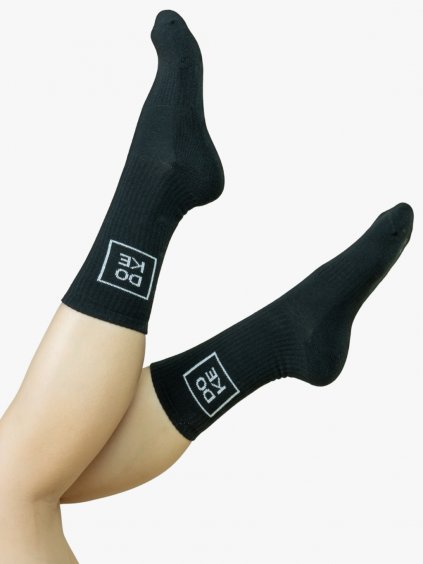 Ponožky Doke fit black (Velikost 36-38)