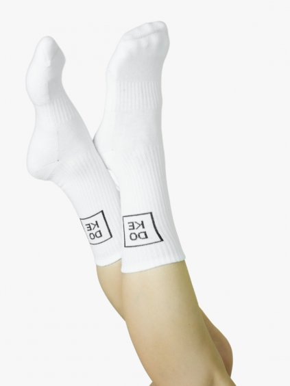 Ponožky Doke fit white (Velikost 36-38)