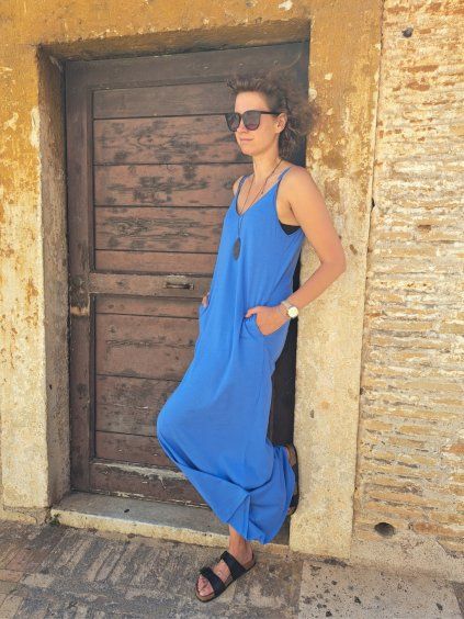 Šaty Kate ultramarine (Velikost L/XL)