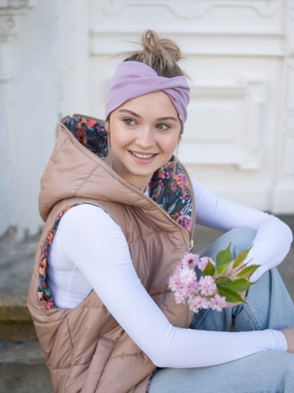 Čelenka organic s křížením Dawn pink (Velikost Pro dospělé (vhodné i pro děti od 12 let))