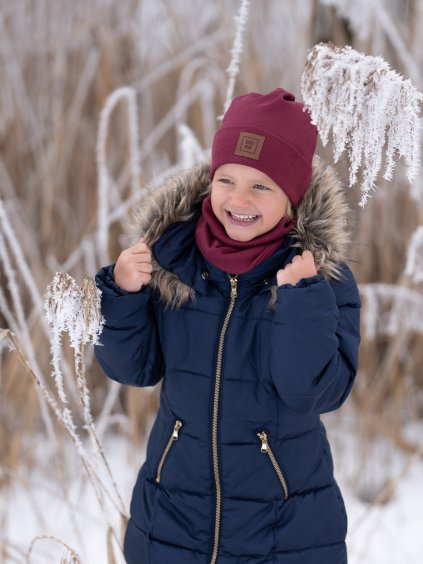 Dětská čepice organic ED Cordovan (Velikost Pro děti (1-11 let))