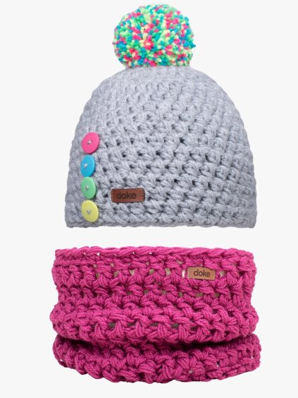 1936 detsky set hackovany kulich a nakrcnik bc light short do 11 let