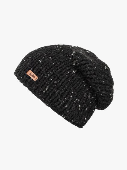 249 pletena cepice black tweed