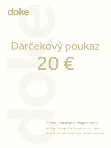 Doke sk darcekovy poukaz 20