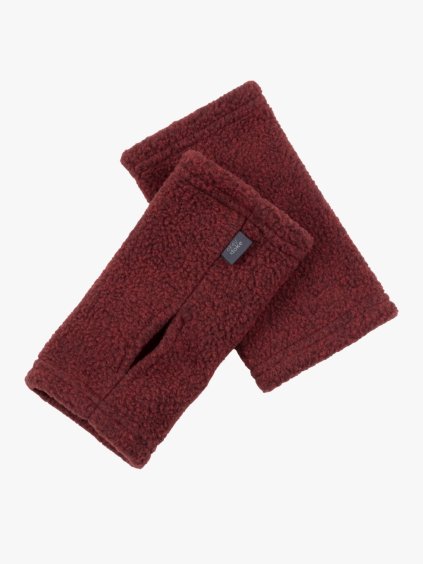 Návleky na ruce Luis fleece bordo (Velikost Univerzální (od 12 let))
