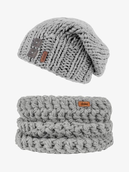 2919 5 set pletena cepice b light