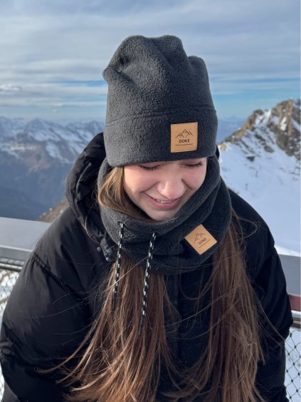 Čepice Luis fleece grey (Velikost Univerzální (od 12 let))