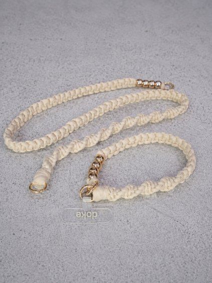 3302 3 popruh na telefon gold creme
