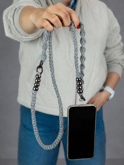 3308 6 popruh na telefon nikl dark
