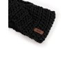 Merino háčkovaná čelenka sue black (Velikost Pro dospělé (vhodné i pro děti od 12 let))