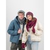 Merino háčkovaná čepice Medium grey L (Velikost Pro dospělé (velikost L na obvod hlavy 60 cm))