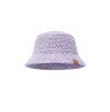 Háčkovaný klobouk lavender2