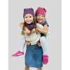 Dětská čepice organic rib violet (Velikost Pro děti (1-11 let))