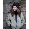 2335 5 hackovany nakrcnik black