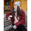 2386 6 hackovana cepice brie light