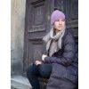 2437 5 pletena cepice b lilac