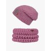Set pletená čepice B lilac