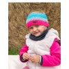 Dětská háčkovaná čelenka beth (Velikost Junior)