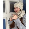 Pletená čepice tweed (Velikost Pro dospělé (vhodné i pro děti od 12 let))