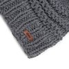 Merino pletený kulich lois medium grey (Velikost Univerzální)