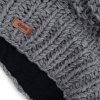 Merino pletený kulich lois medium grey (Velikost Univerzální)