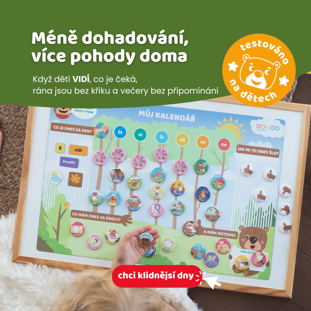 Plánovací kalendář pro nejmenší - školka
