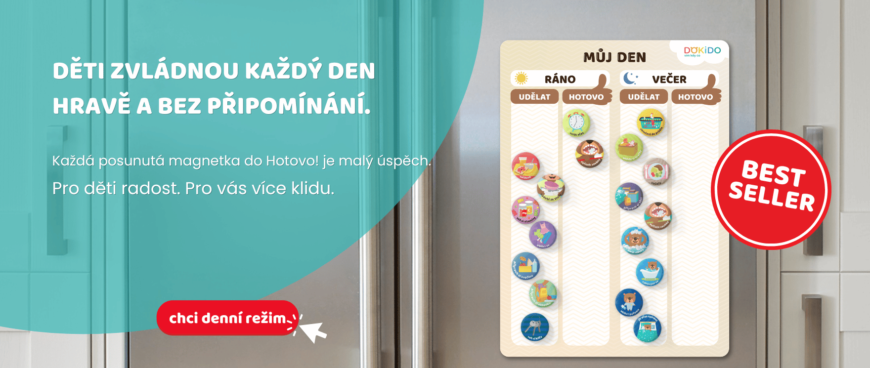 Tabulka úkolů pro děti denní režim