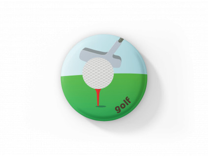 Golf - magnetka-butonek